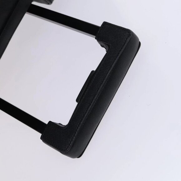 PRADA Suitcase Safiano leather Black Auth ep8401 - Picture 12 of 16